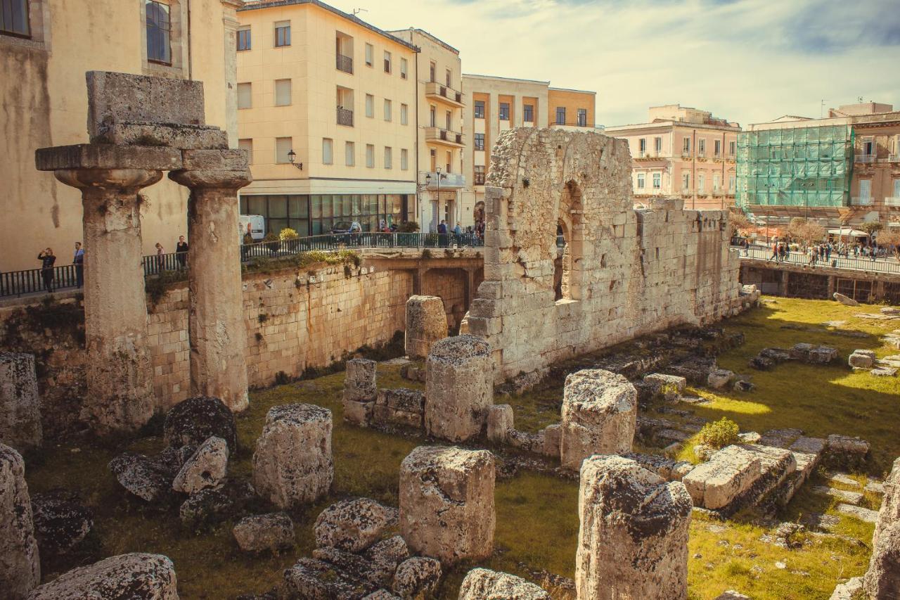 Apollonion Hh Above Apollo'S Temple Ortygia Apartman Szirakúza Kültér fotó